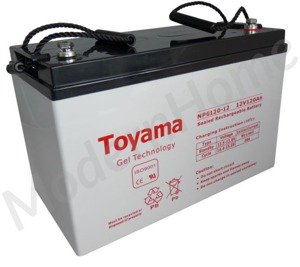Akumulator żelowy Toyama seria NPG 12V 120Ah